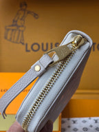 LV M25594 Zippy Wallet Dream Beige Embossed Grained Cowhide - Light GHW