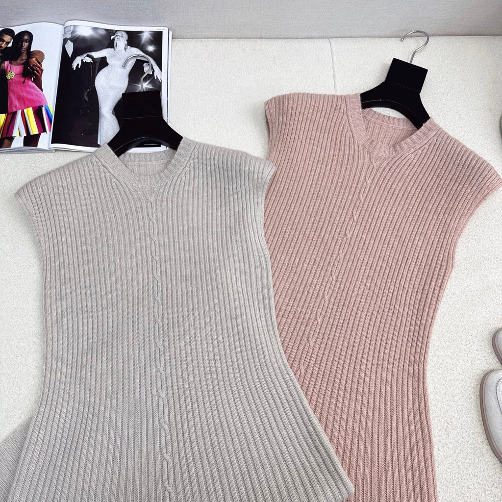 LP 25 Sleeveless Cashmere Dress 302493