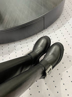 Viv Ranger Diamond Boots Black Calfskin 365207