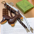 Gucci Brown Dog Charm