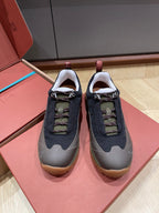 LP Katharina Sneaker Coffee Olive Green Black Technical Fabric 521684