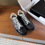 CC 26ss Low-Top Sneaker Black Leather 623159
