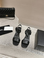 slingbacks sandal 60 black lambskin