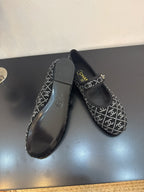 CC 25 Ballet Flats Black Calfskin 331661