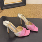 Jimmy 26s Platform Sandal 100 Pink White Leather Diamond 602331