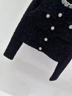 CC 25 knitted Cardigan Black Tweed 59490520