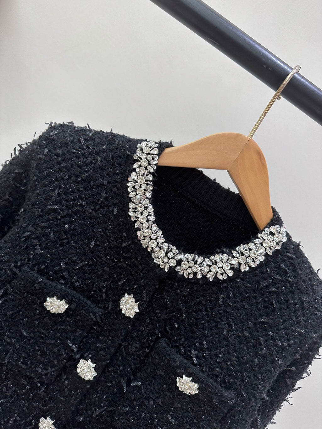 CC 25 knitted Cardigan Black Tweed 59490520