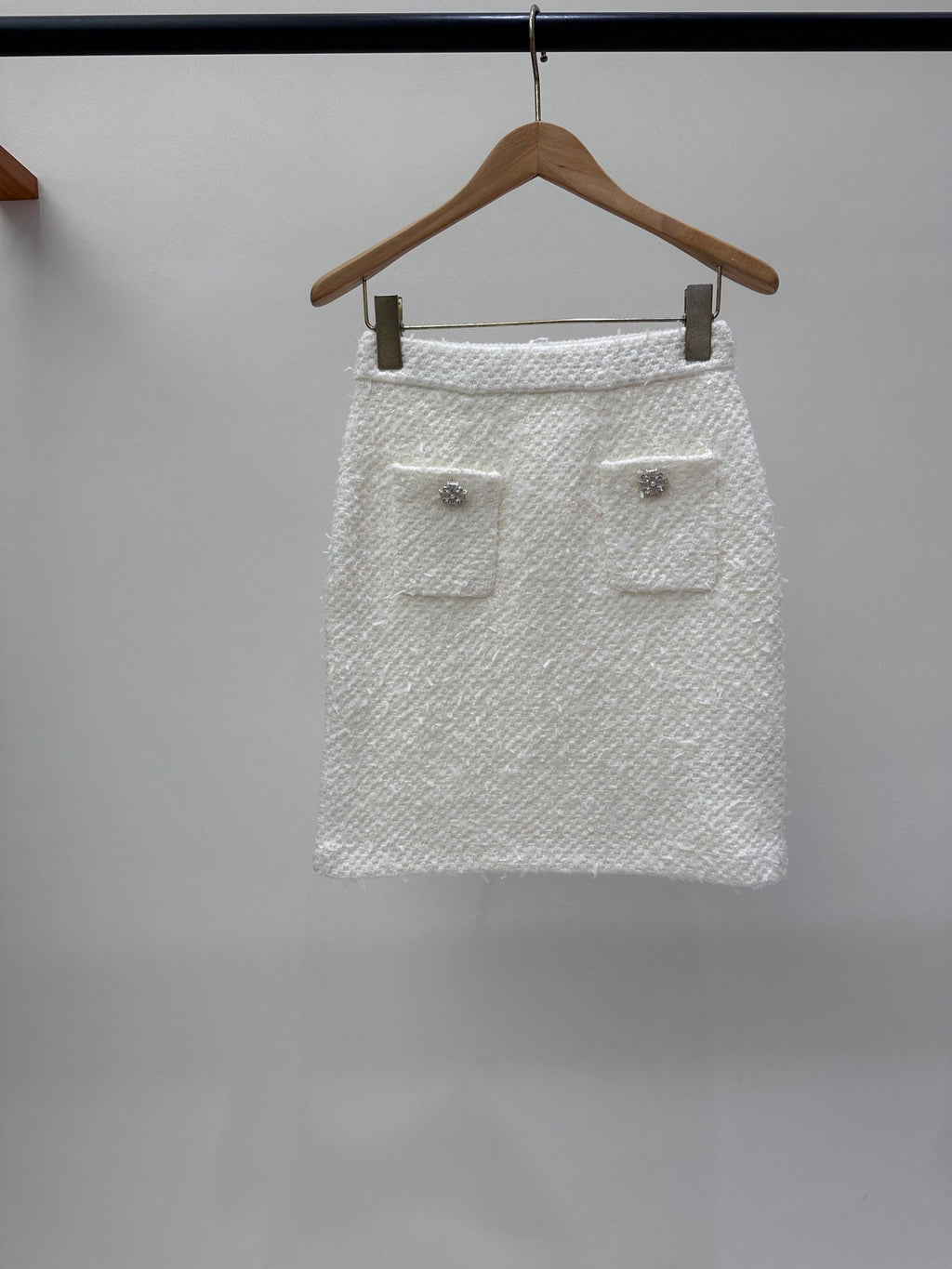 CC 25 Set Knitted Cardigan White Tweed 59490520
