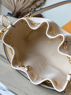 BUNDLE 28 IN CREAM MONOGRAM EMPREINTE LEATHER GOLD HARDWARE