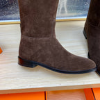 HM Jumping Boot In Chocolate Suede  987474