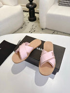 CC Cruise 2025/26 Mules Pink Light Beige Calfskin 570314