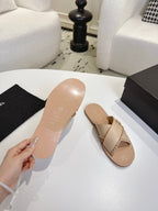 CC Cruise 2025/26 Mules Light Beige Calfskin 570317