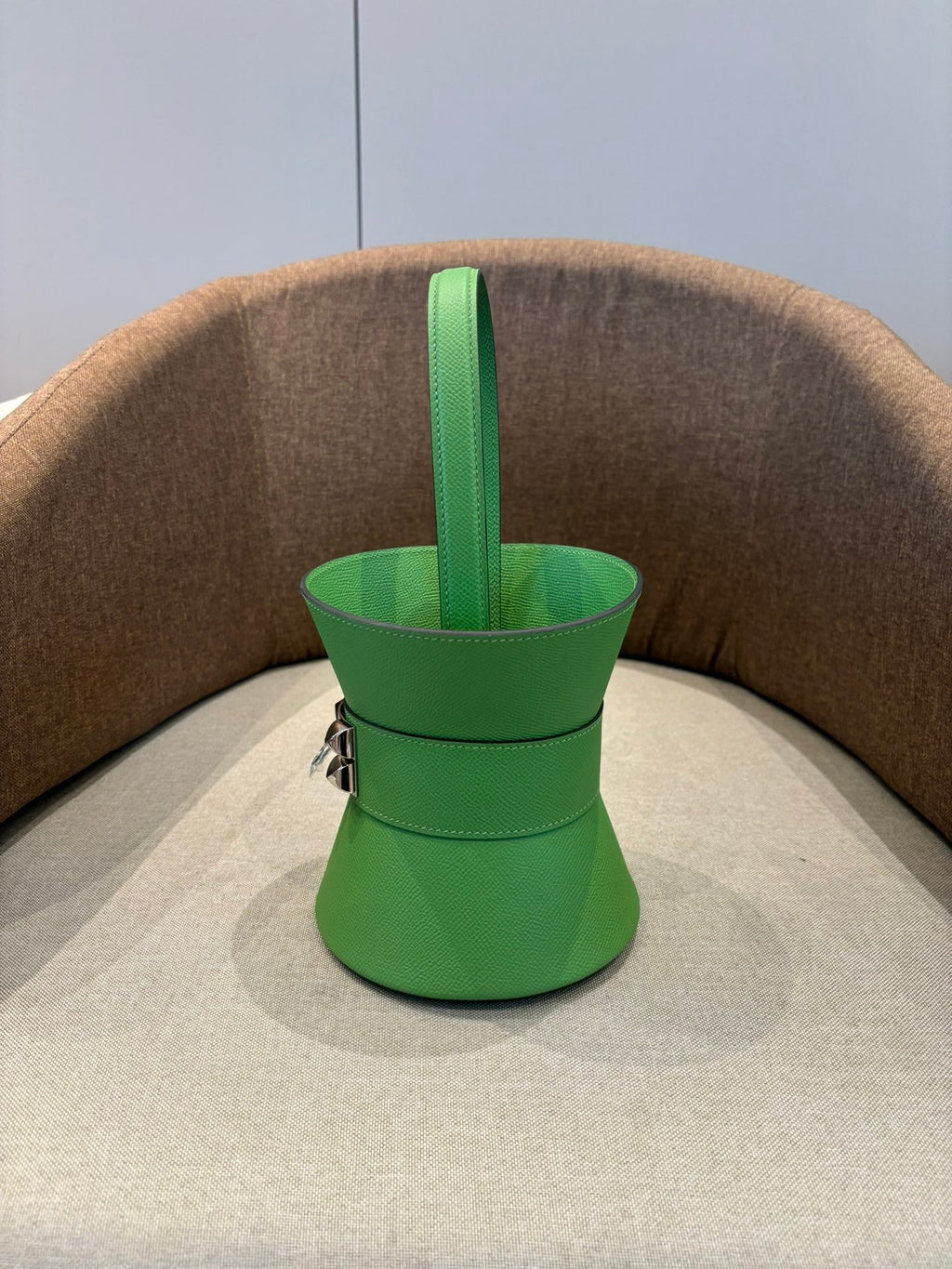 HM Mini Medor Bag Green Epsom Calfskin 269905