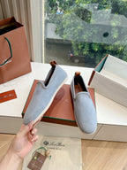 Venice Walk Loafer Blue Gray Suede