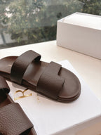 Hugh Sandal in Brown Cowhide 286178