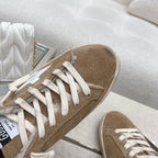 Golden Goose 2025 Space-Star Sabot Mule Sneaker Brown Suede Wool 119148