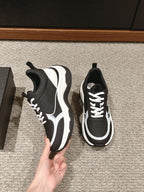 CC CLASSIC SNEAKER IN BLACK MIX WHITE LAMBSKIN