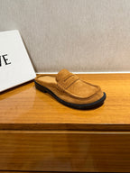 Loewe Campo Mule Light Brown Slide Suede