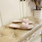 LV Neo Revival Flat Mule Light Pink Lambskin
