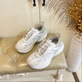 Fendi F-Light Sneakers White Cowhide Mesh 688134