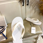 CD Thong Sandal White Rubber 687624