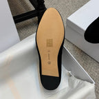 The Row Loafer Black Suede 290739