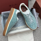 LP sneaker unisex style light aqua sheepskin mix suede 384720