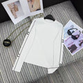 Chanel 2025 Long-sleeved Top White Cotton 318955