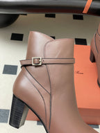 LP Felicity Ankle Boots 70mm Light Brown Cowhide 440311