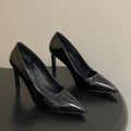 LV GALA High Heels Series Shoes 85mm Black Patent Leather 534542