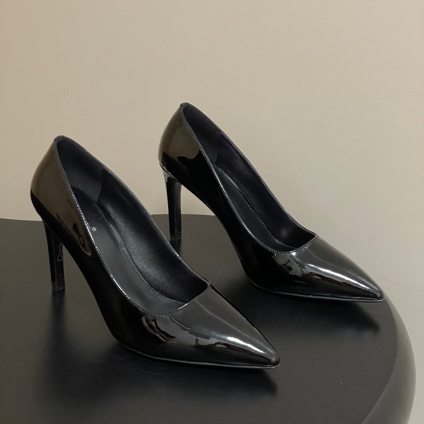 LV GALA High Heels Series Shoes 85mm Black Patent Leather 534542