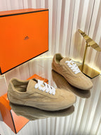 HM May Derby Shoes Beige Suede 616148