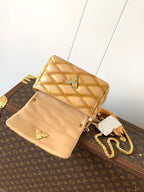 LV GO-14 MM 23cm Light Brown Lambskin GHW