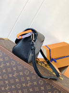 LV Buci Bag 24.5cm Black Epi Leather 241084