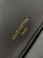 LV Low Key Messenger 30cm Black Calfskin GHW