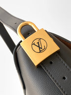 LV Low Key Messenger 30cm Black Calfskin GHW