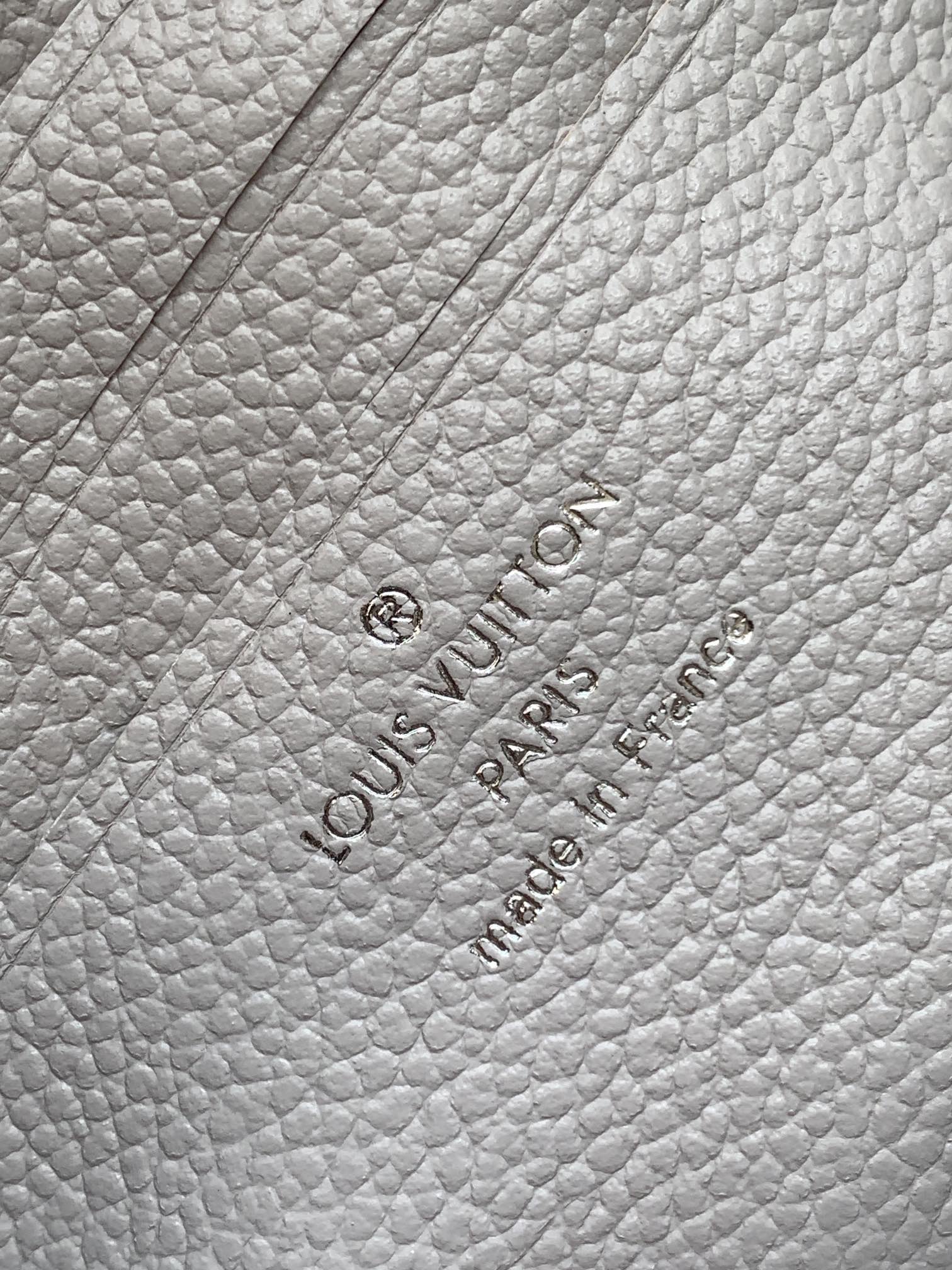 LV WOC 23.5cm Brume Gray Embossed Cowhide Metal HW