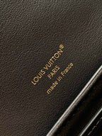 LV Coussin 26cm Backpack Black Gold Leather 252649