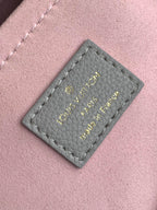LV M13157 Hand It All PM Light Grey Perforated Mahina Calfskin