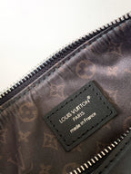 LV Nano LV Biker 23cm Black Sheepskin & Cowhide Metal