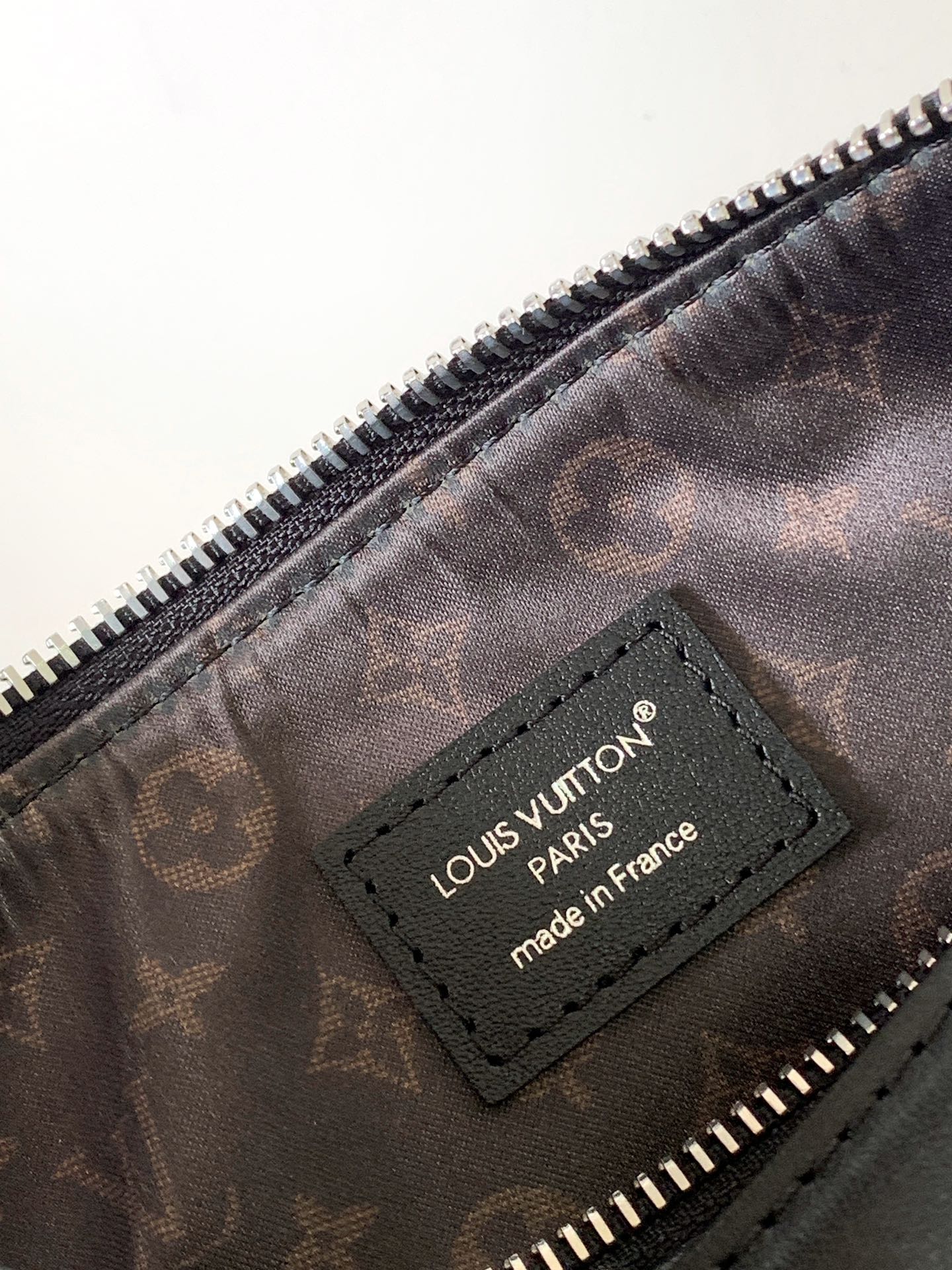 LV Nano LV Biker 23cm Black Sheepskin & Cowhide Metal
