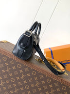 LV Nano LV Biker 23cm Black Sheepskin & Cowhide Metal