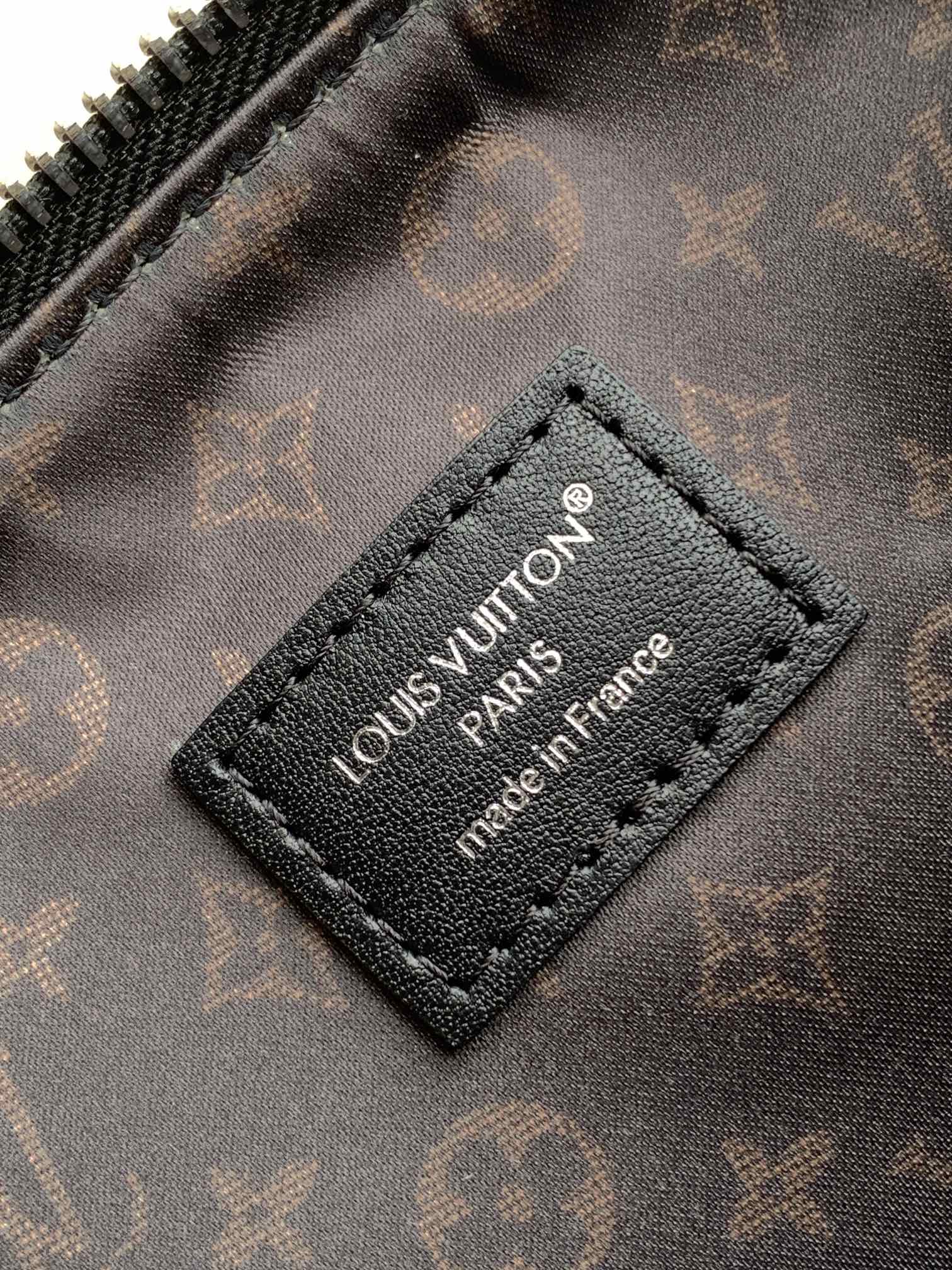 LV Nano LV Biker 30cm Black Sheepskin & Cowhide Metal