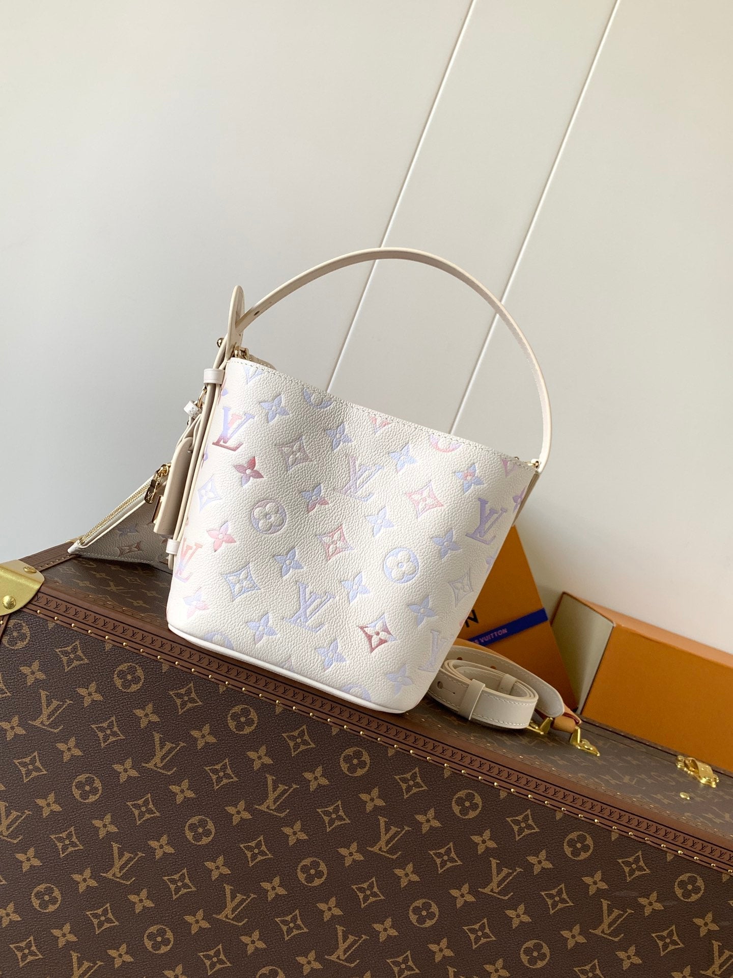 LV All In BB Dream Monogram Embossed Cowhide- Light GHW