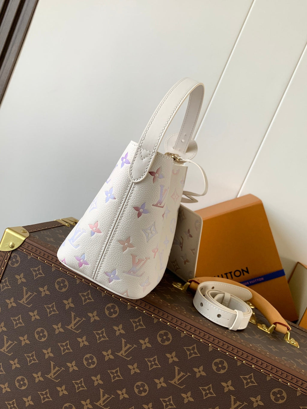 LV All In BB Dream Monogram Embossed Cowhide- Light GHW