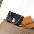 LV M28137 Trunkie Black Calfskin