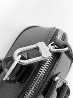 LV M24645 Alma BB Black Epi Leather