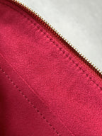 LV M25562 Alma BB Burgundy Epi Leather