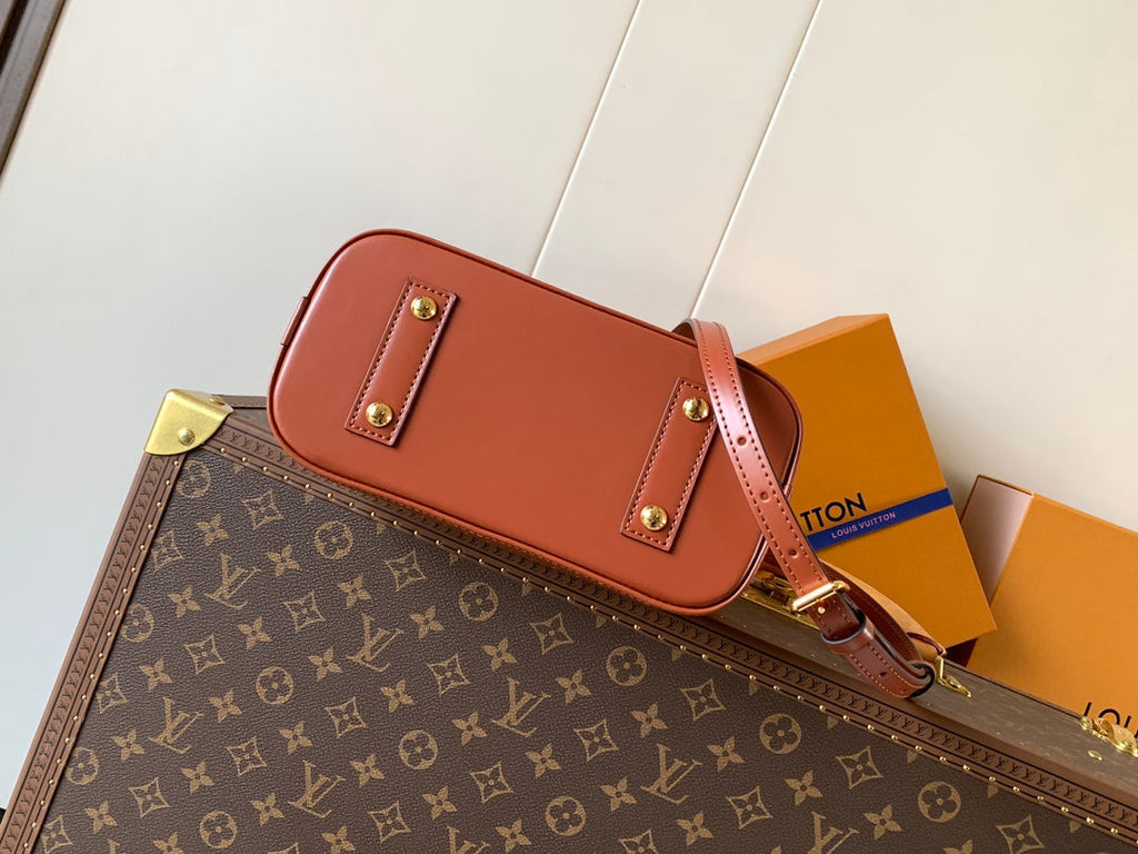 LV M25538 Alma BB Golden Brown Epi Leather