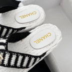 Hottest Knit Flip-Flops White Black